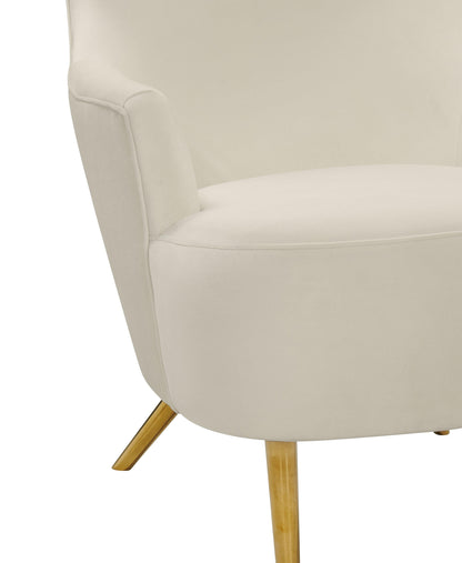 Julia Performance Velvet Wingback Accent Chair by Inspire Me! Home Decor