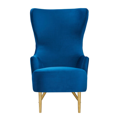 Julia Performance Velvet Wingback Accent Chair by Inspire Me! Home Decor