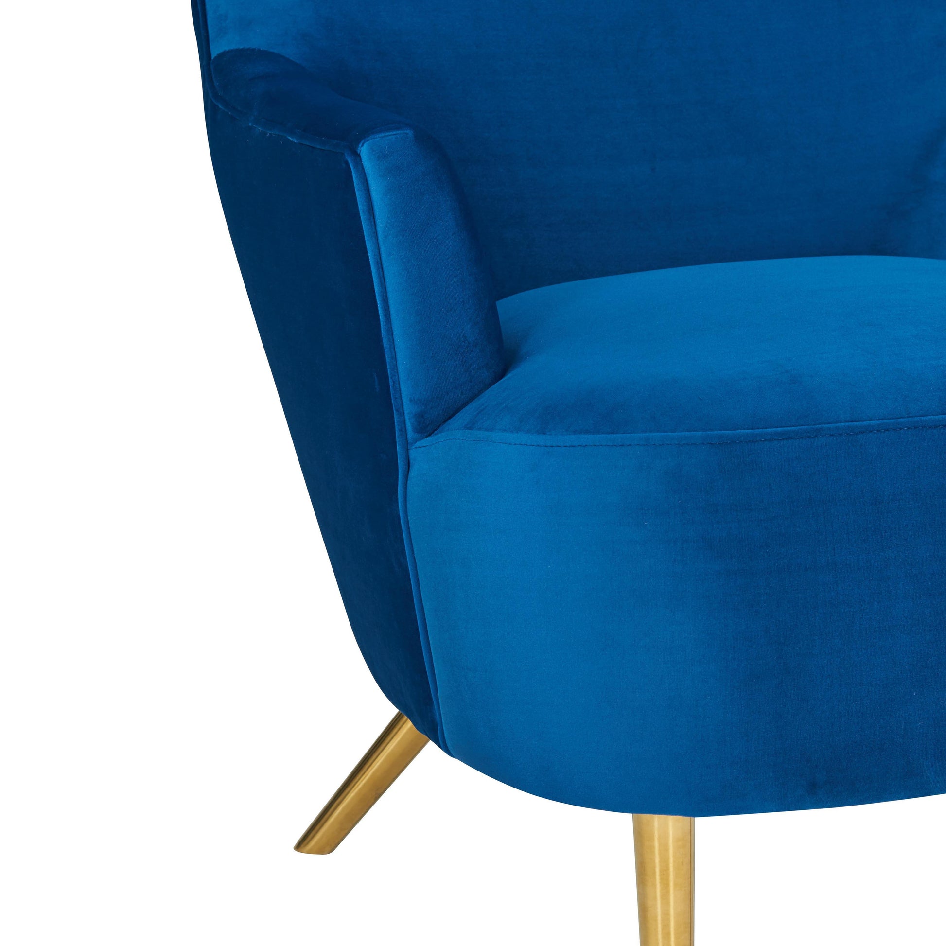 Julia Performance Velvet Wingback Accent Chair by Inspire Me! Home Decor