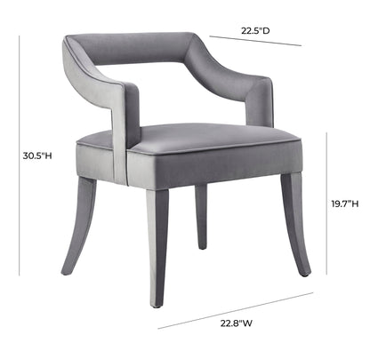 Tiffany Performance Velvet Dining Chair