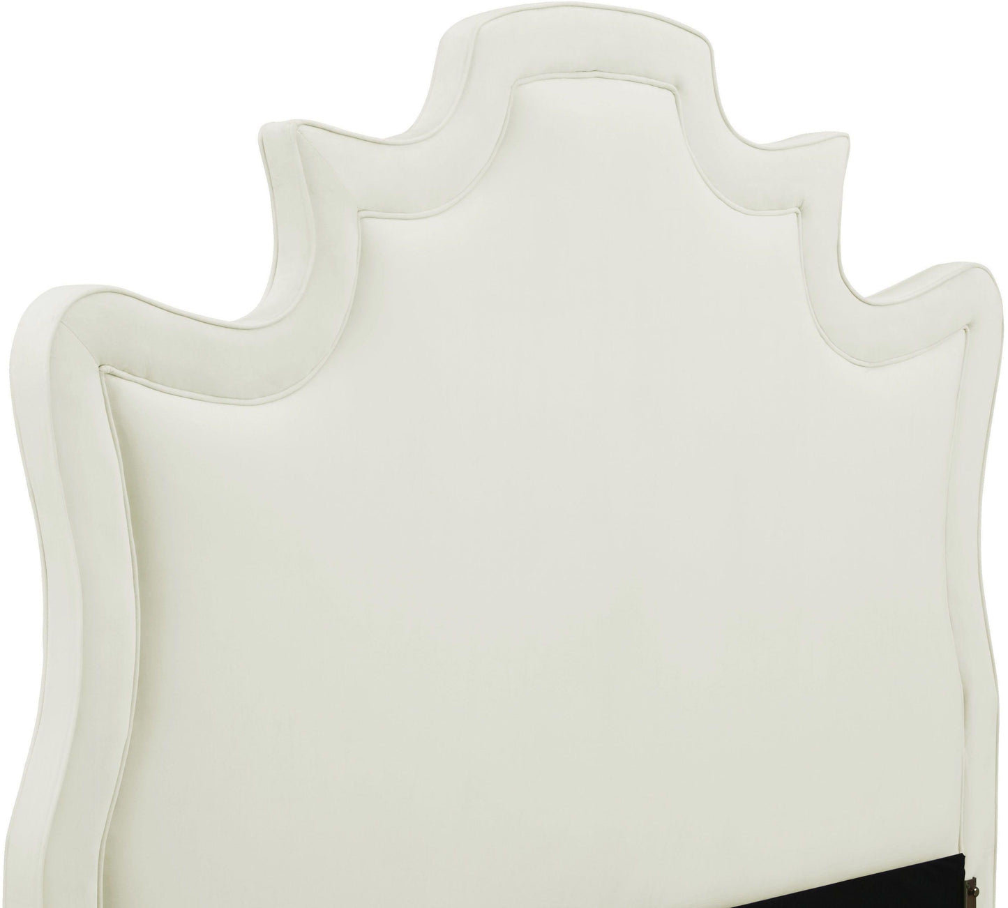 Serenity Cream Performance Velvet Bed