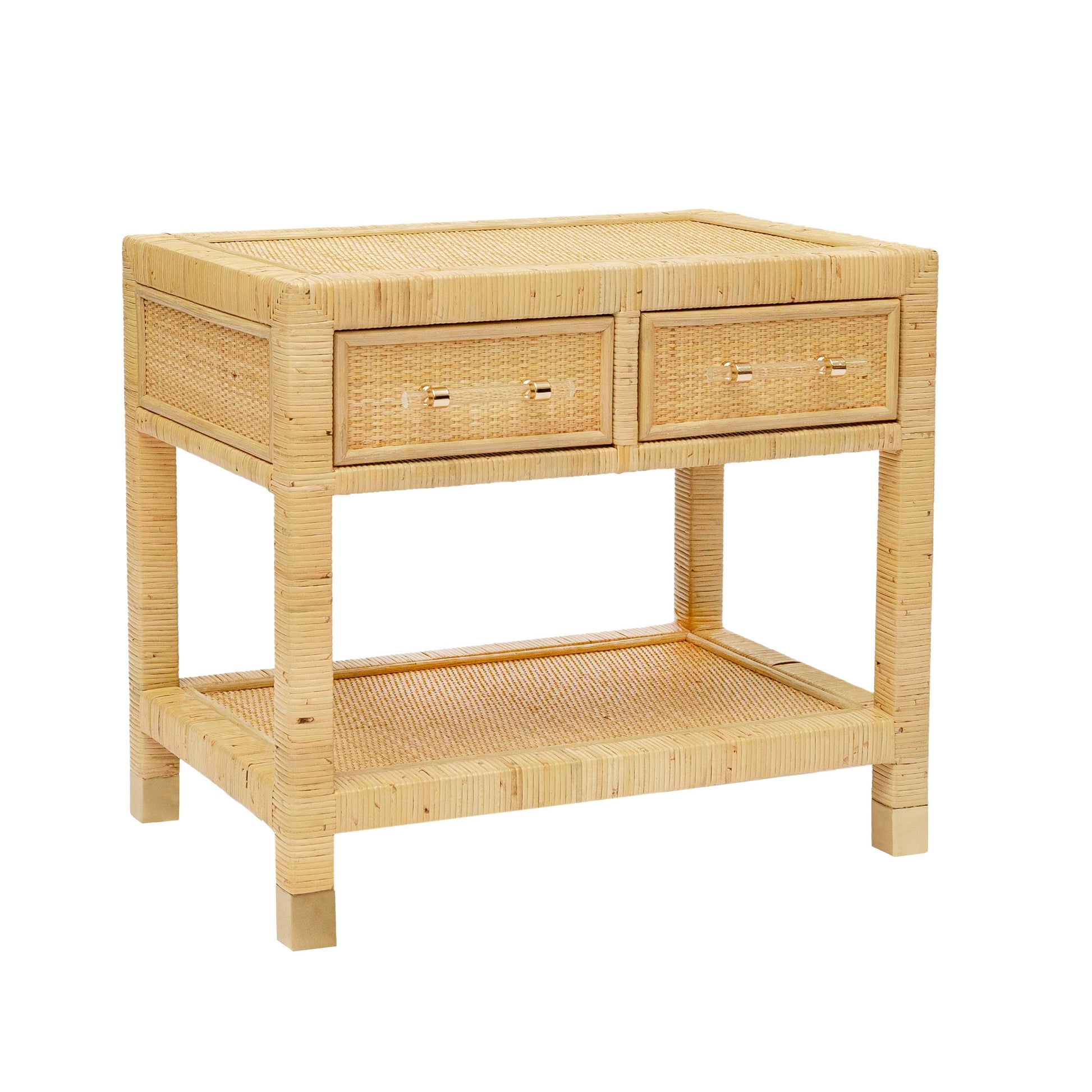 Amara 25" Natural Rattan Nightstand - Default Variant