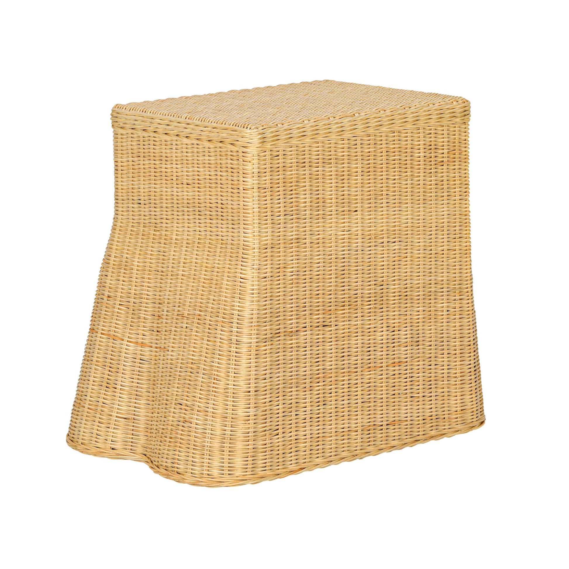 Pentra 25" Natural Rattan Nightstand With Drawer