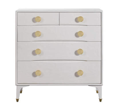 Divine 38" White 5-Drawer Chest - Default Variant