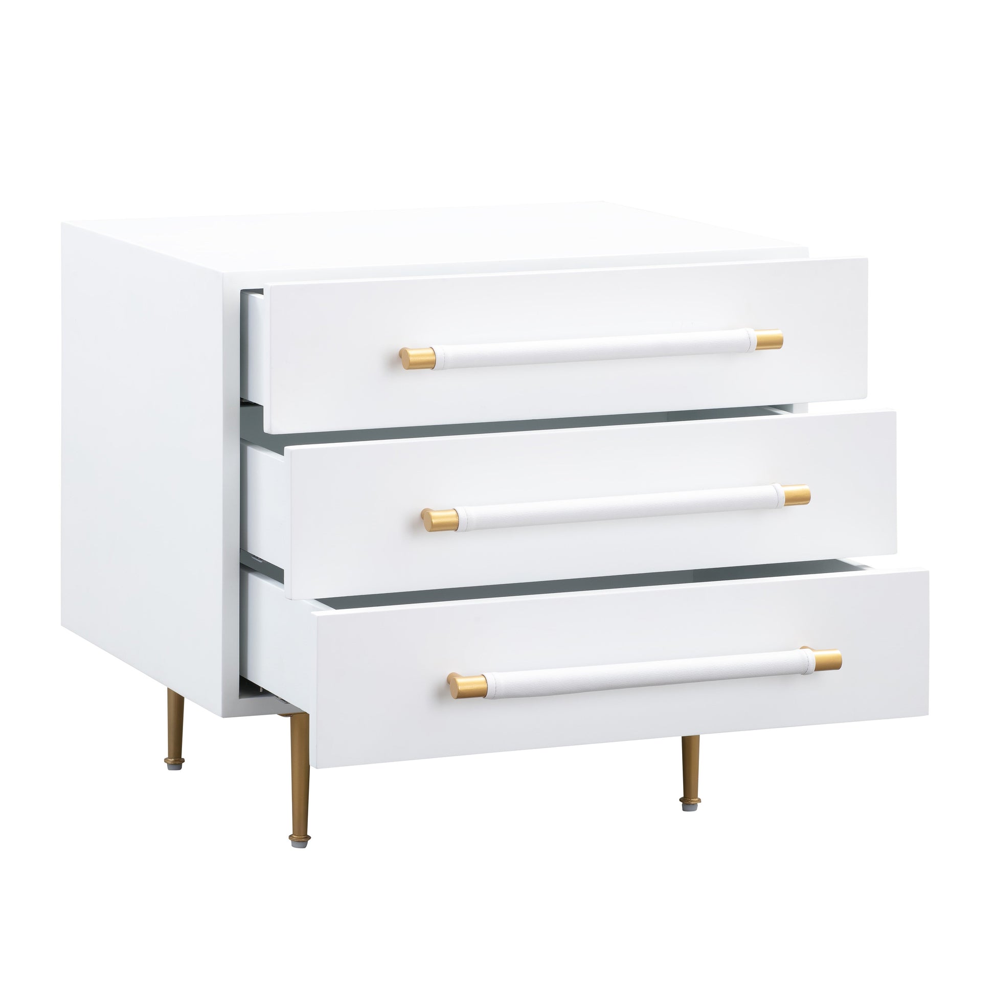 Trident 28" 3-Drawer Nightstand