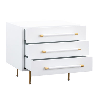 Trident 28" 3-Drawer Nightstand