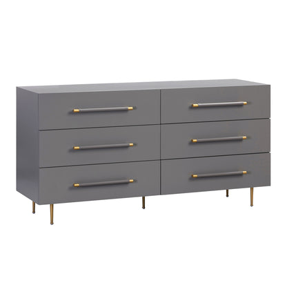 Trident 62" 6-Drawer Dresser