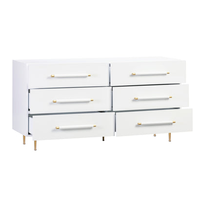 Trident 62" 6-Drawer Dresser