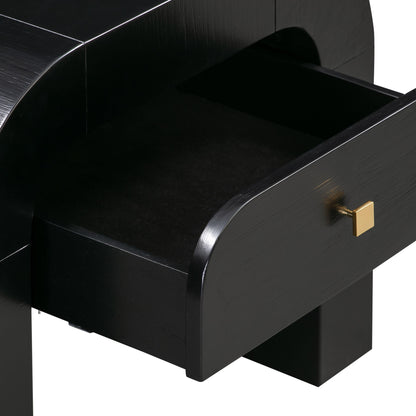 Hump 26" Arched Nightstand With Drawer
