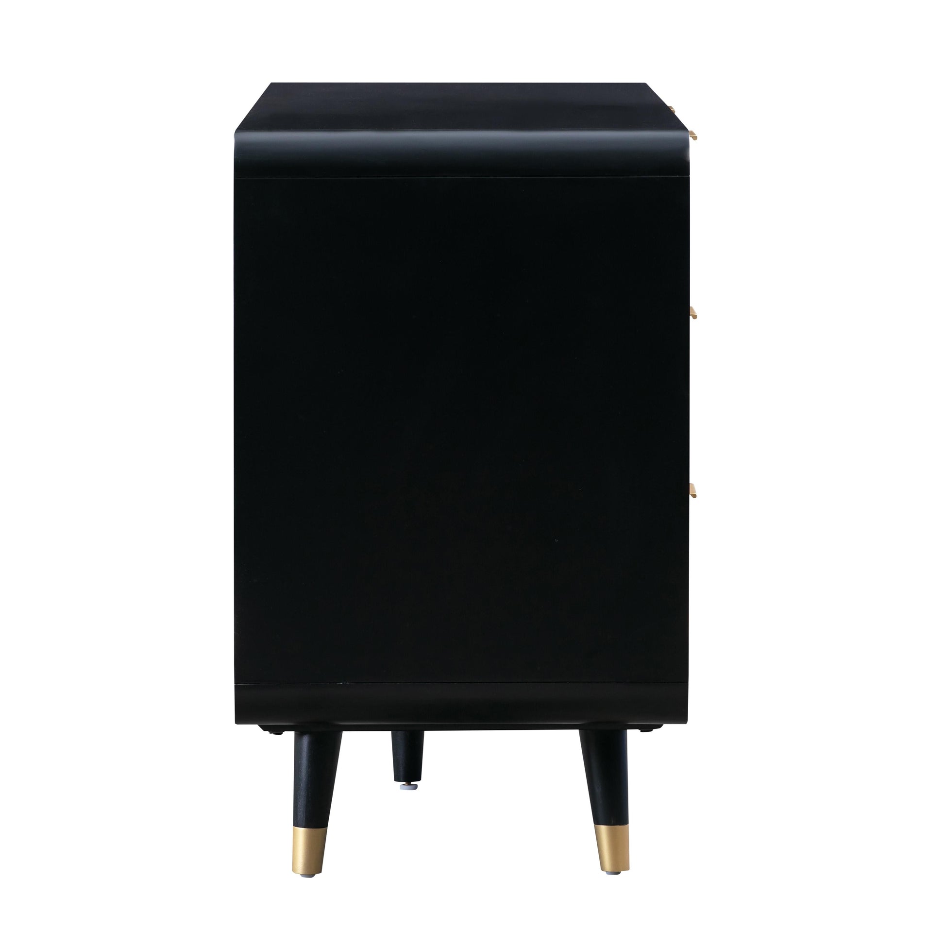 Christine 62" Black 6-Drawer Dresser