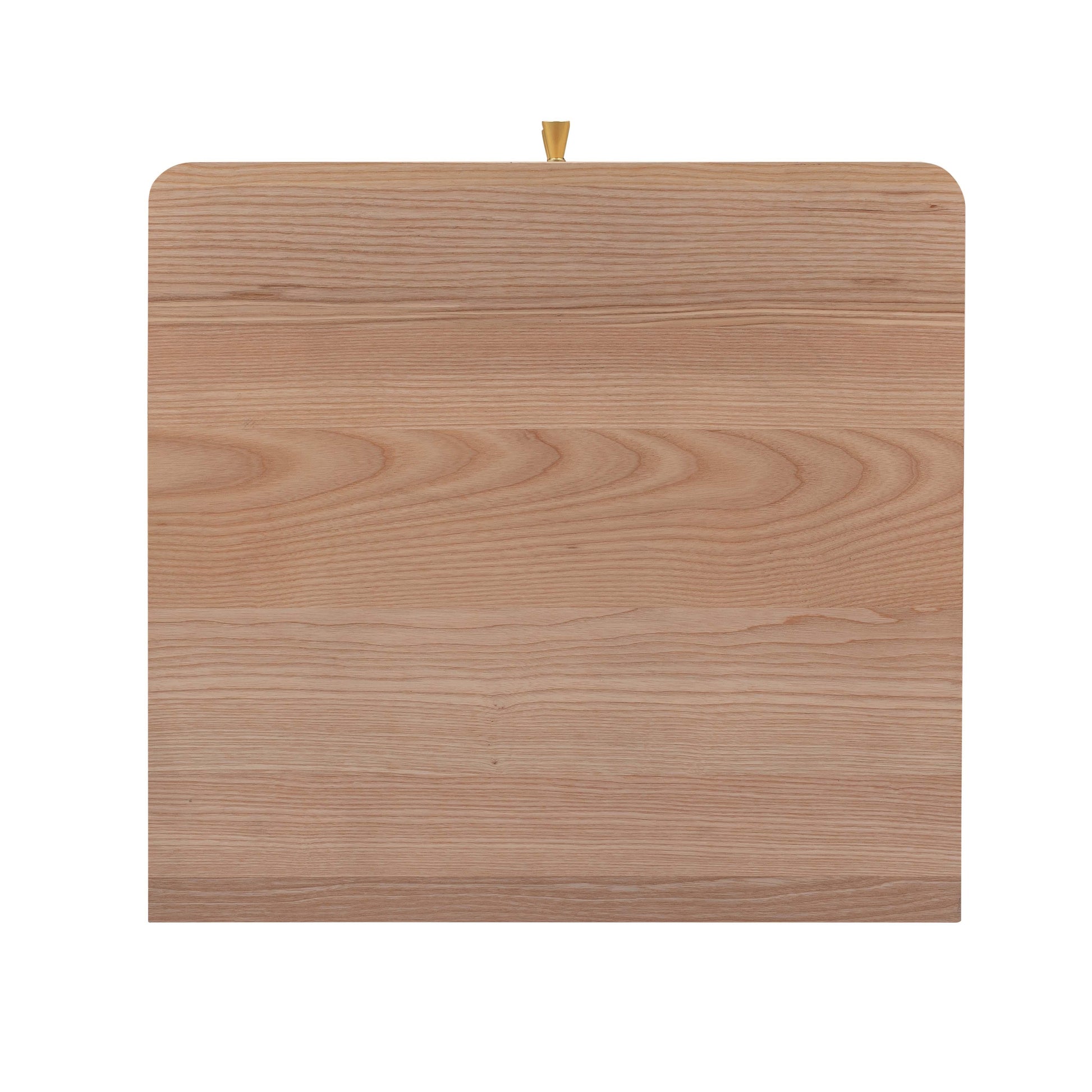 Carmen 19" Natural Ash and Cane 2-Drawer Nightstand