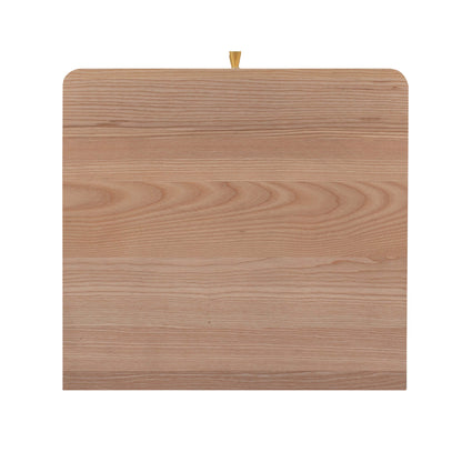 Carmen 19" Natural Ash and Cane 2-Drawer Nightstand