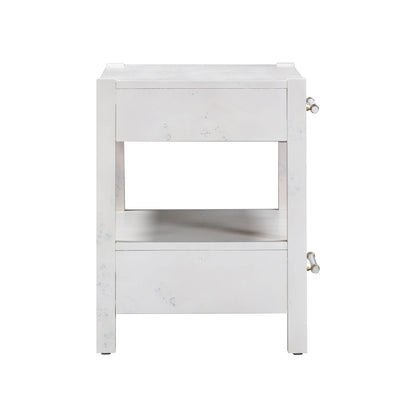 Brandyss 26" Burl 2-Drawer Nightstand