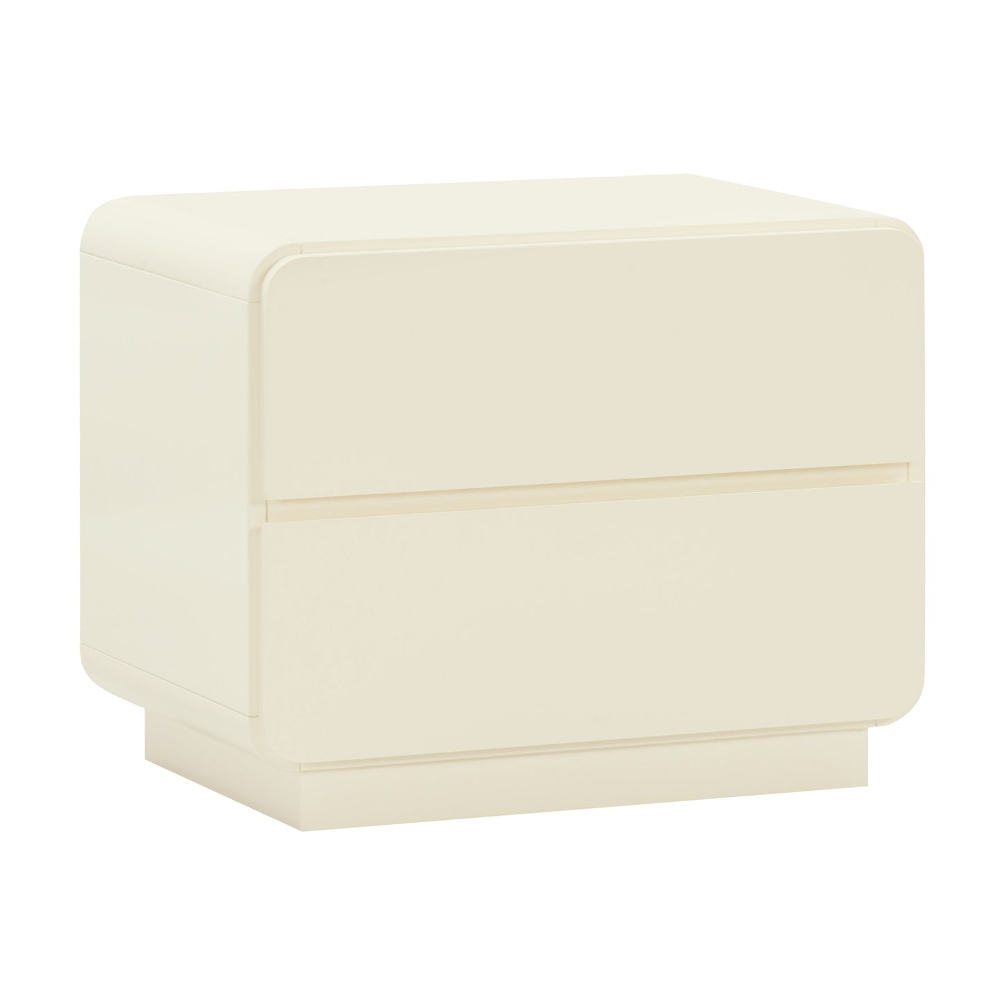 Sagura 28" 2-Drawer Nightstand - Cream