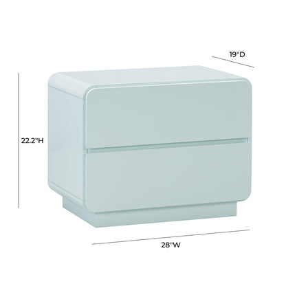 Sagura 28" 2-Drawer Nightstand
