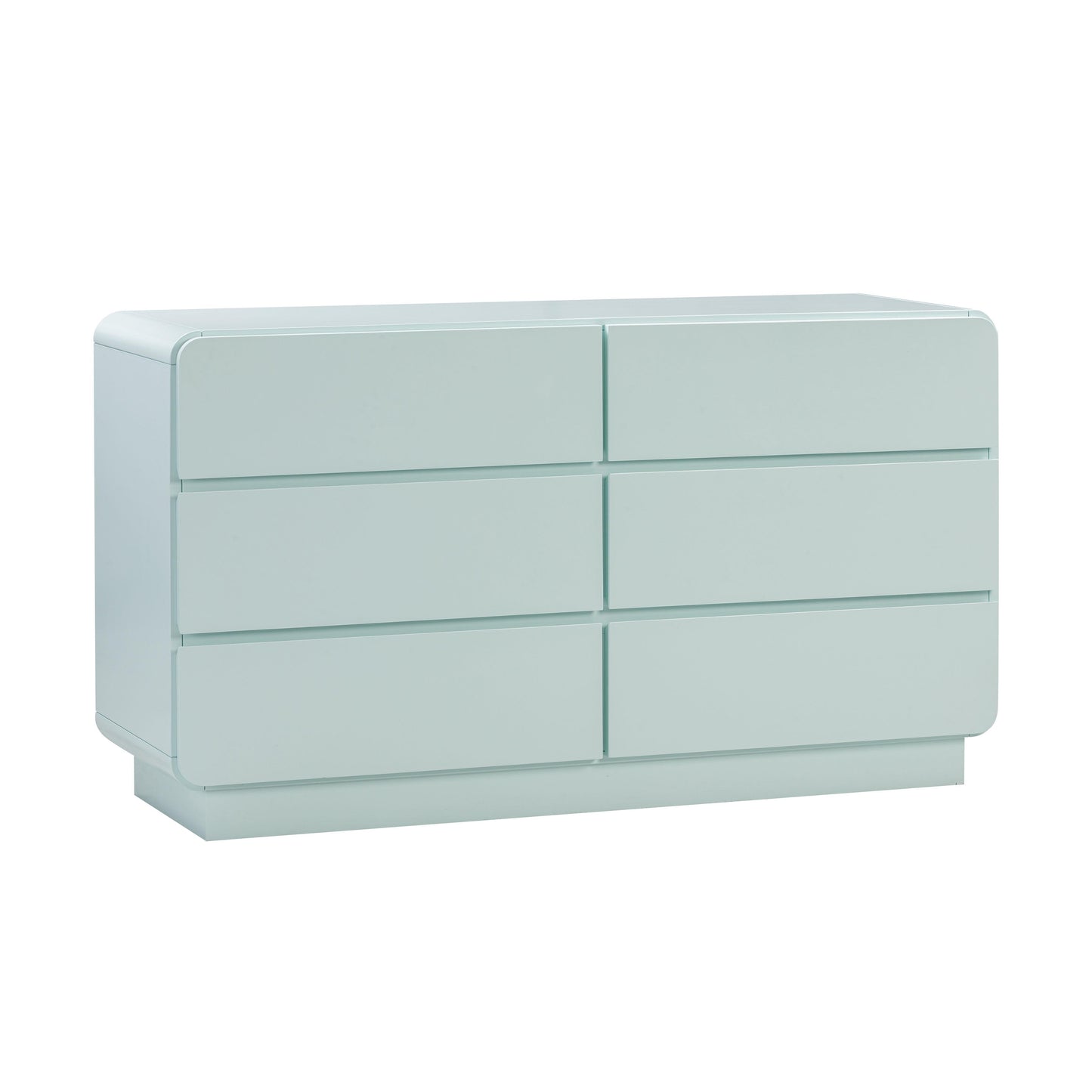 Sagura 56" 6-Drawer Dresser - Blue