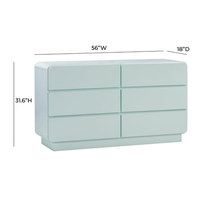 Sagura 56" 6-Drawer Dresser