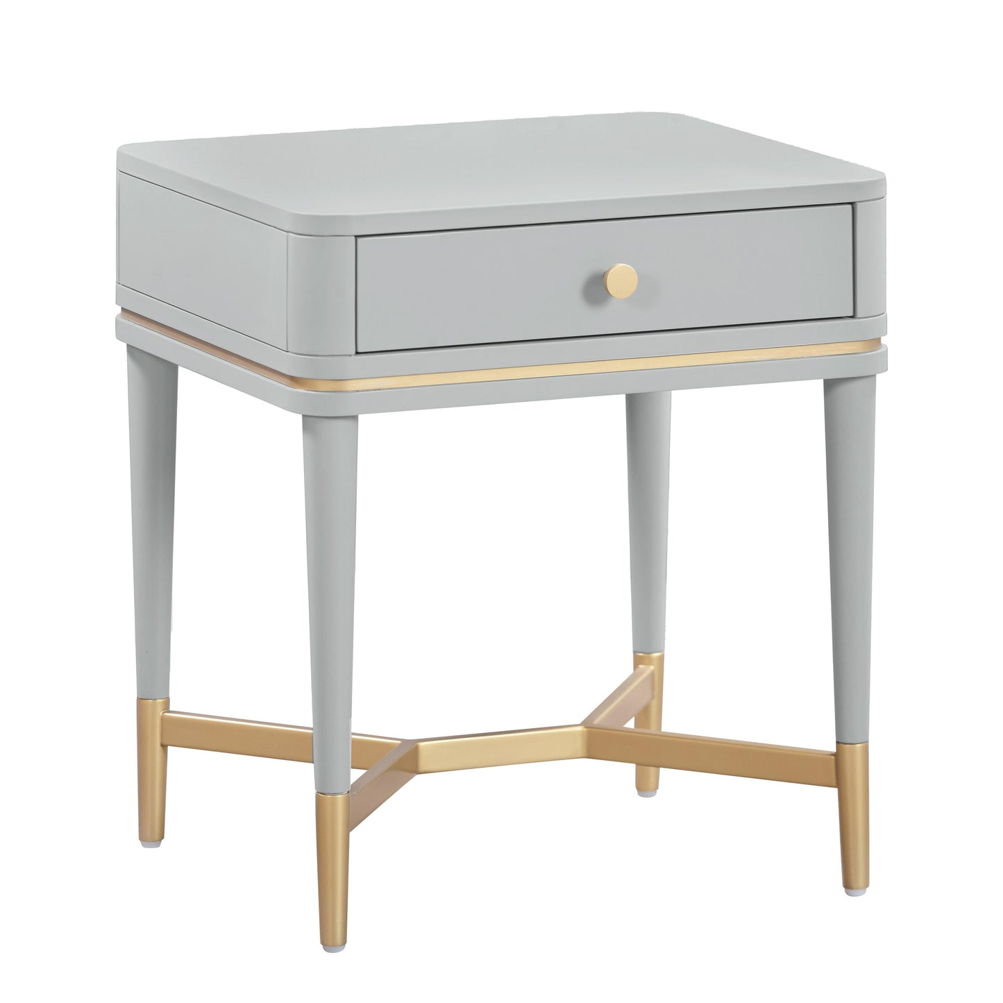 Julieta 19" Acacia Wood Nightstand With Drawer