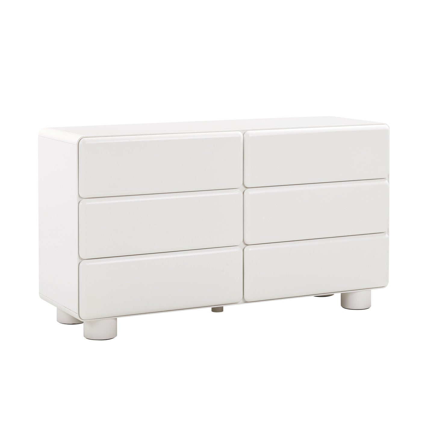 Tammy 56" 6-Drawer Dresser - White