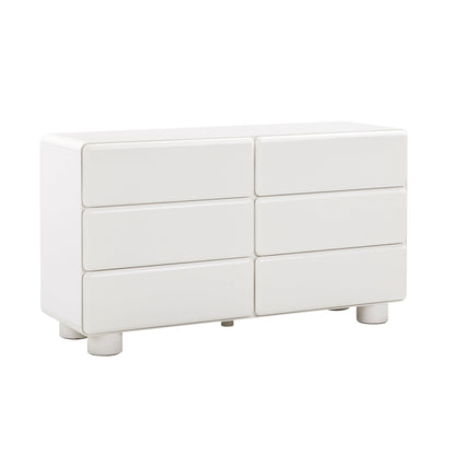 Tammy 56" 6-Drawer Dresser - White
