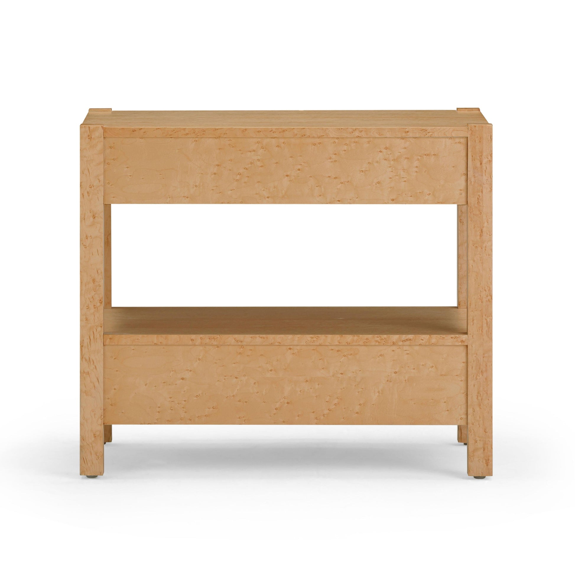 Brandyss 26" Burl 2-Drawer Nightstand