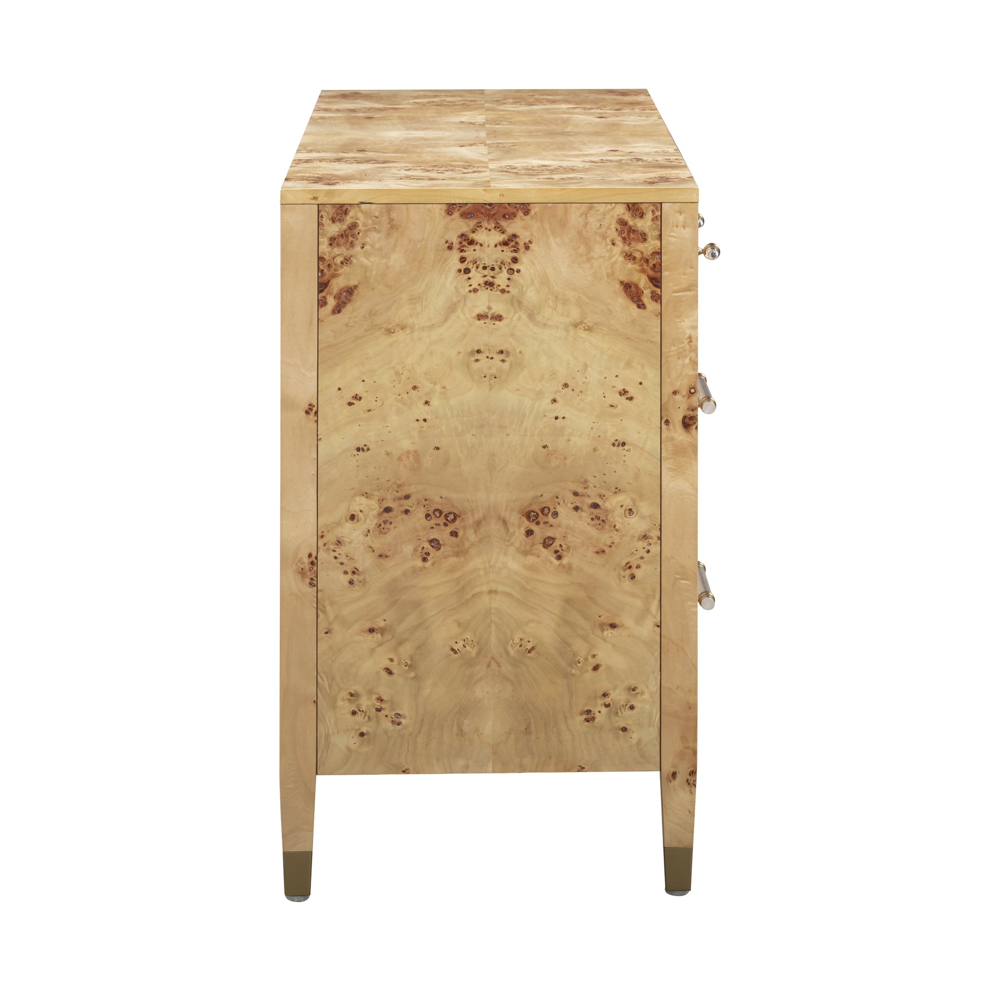 Brandyss 62" Burl 7-Drawer Dresser