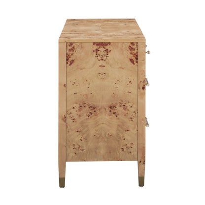 Brandyss 62" Burl 7-Drawer Dresser