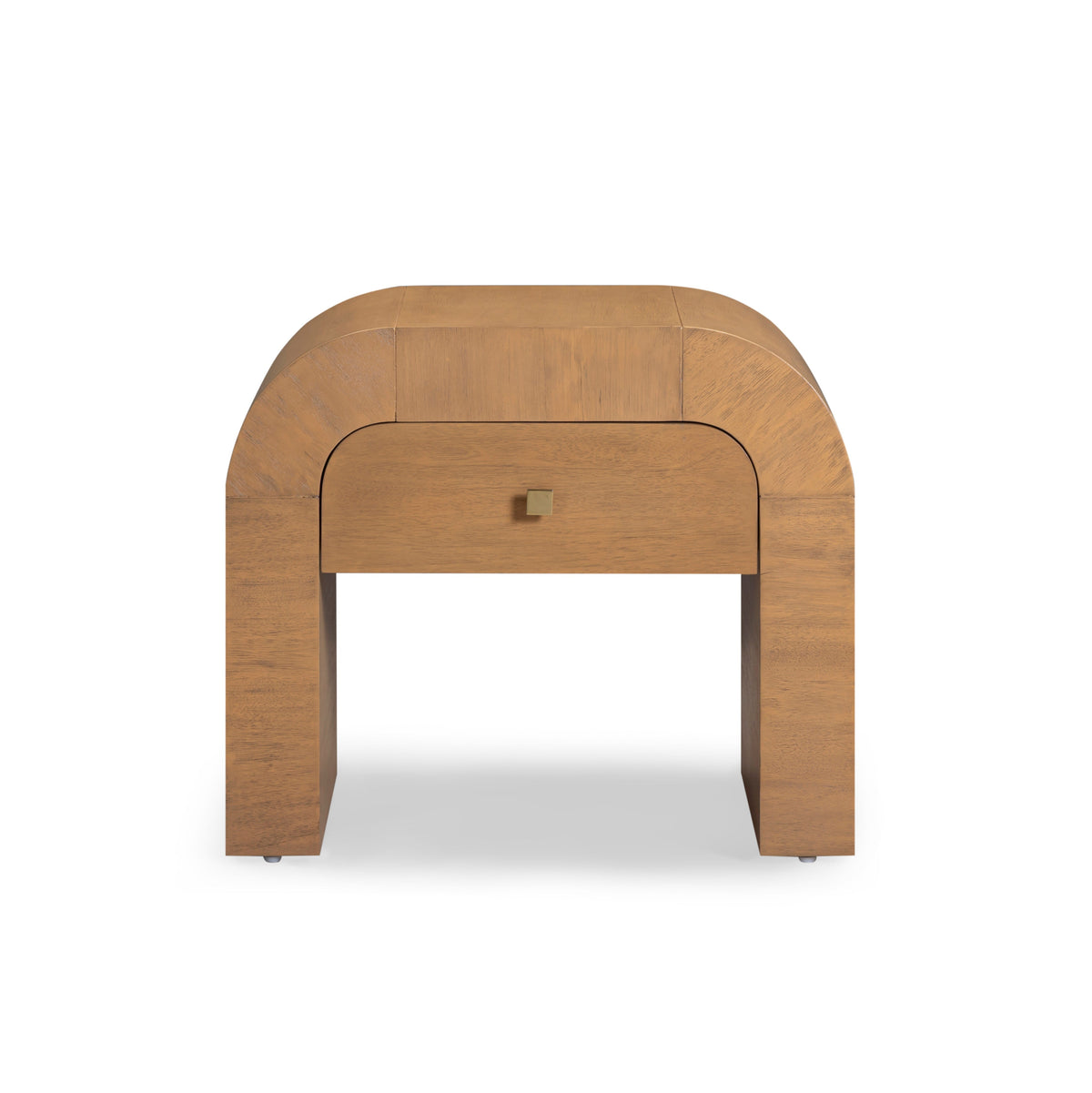 Hump 26" Arched Nightstand With Drawer - Natural