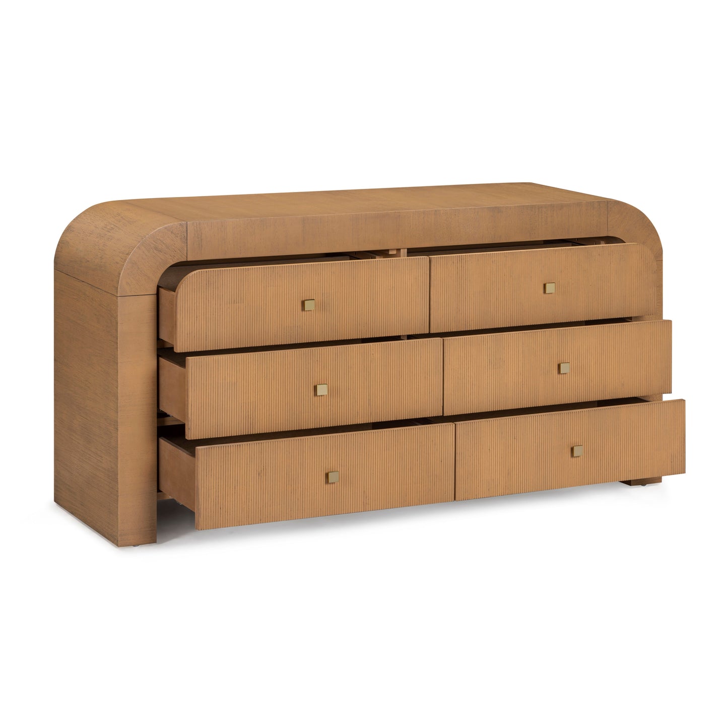 Hump 62" Arched 6-Drawer Dresser