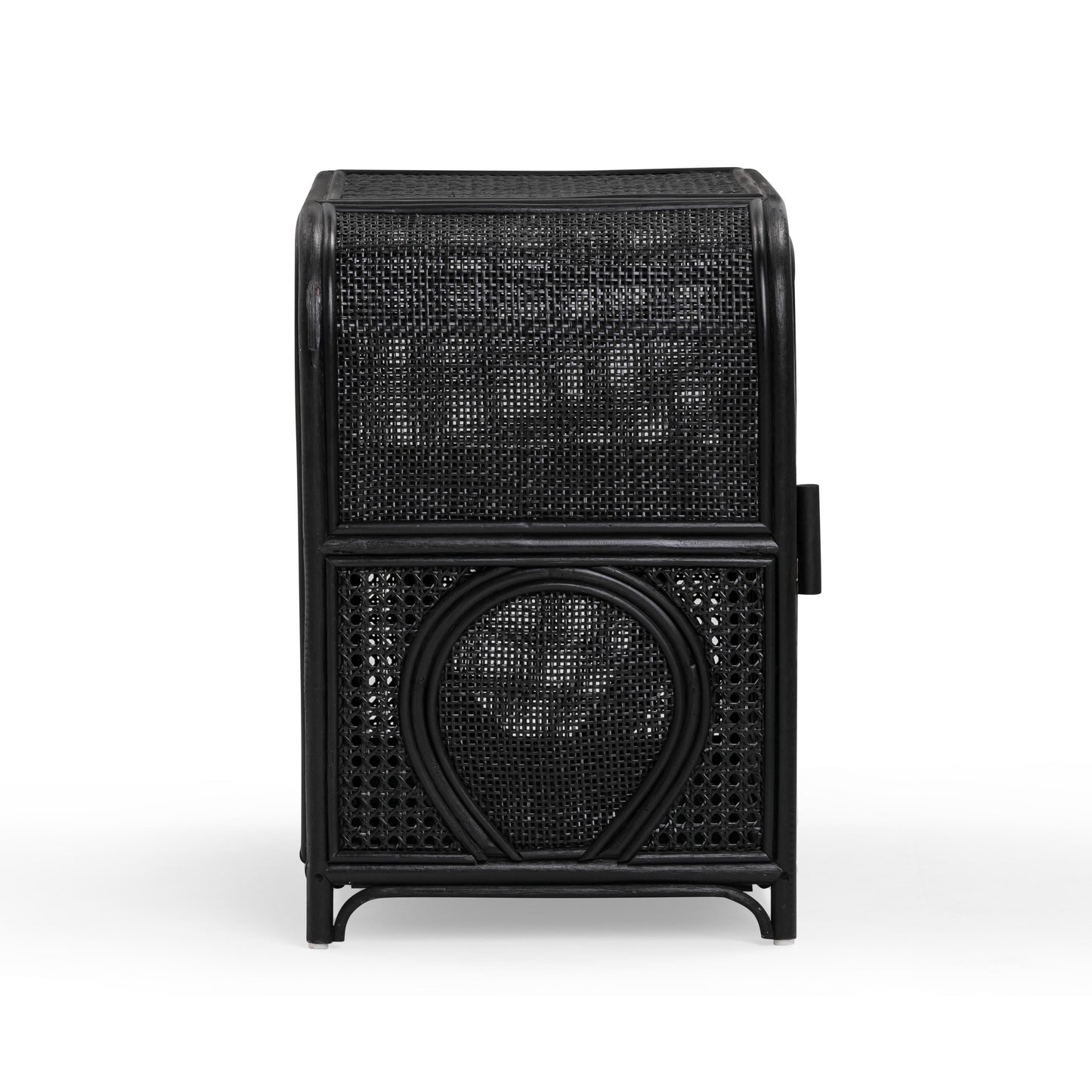 Tina 27" Rattan Nightstand With Storage