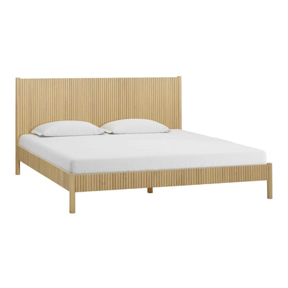 Tyla Natural Wood Bed - King