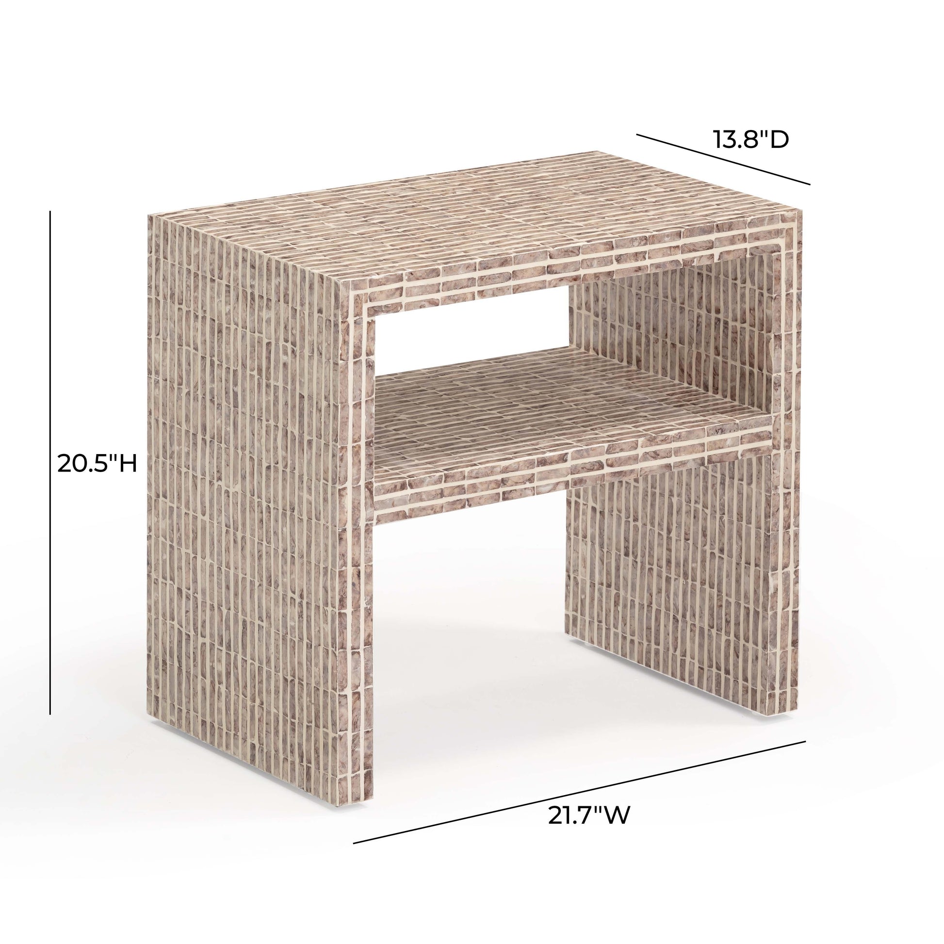 Derry 22" Capiz Shell Nightstand