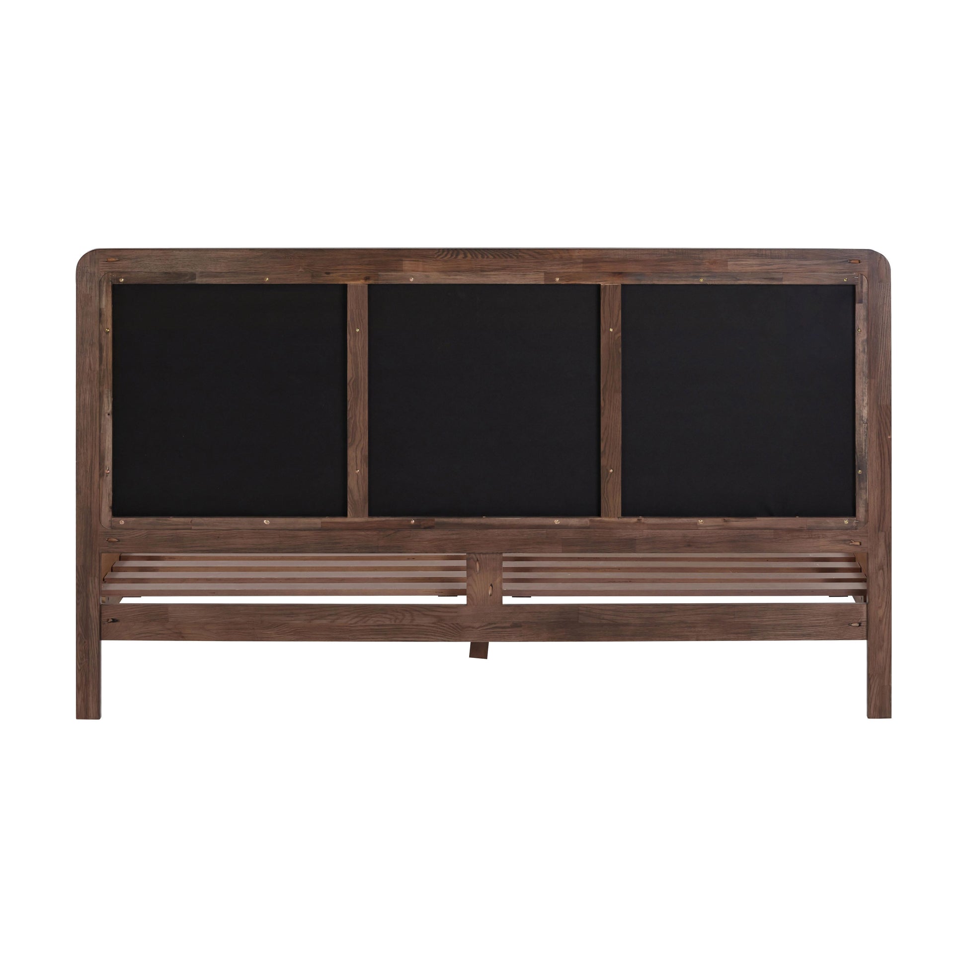 Hella Contract-Grade Velvet and Ash Wood Bed