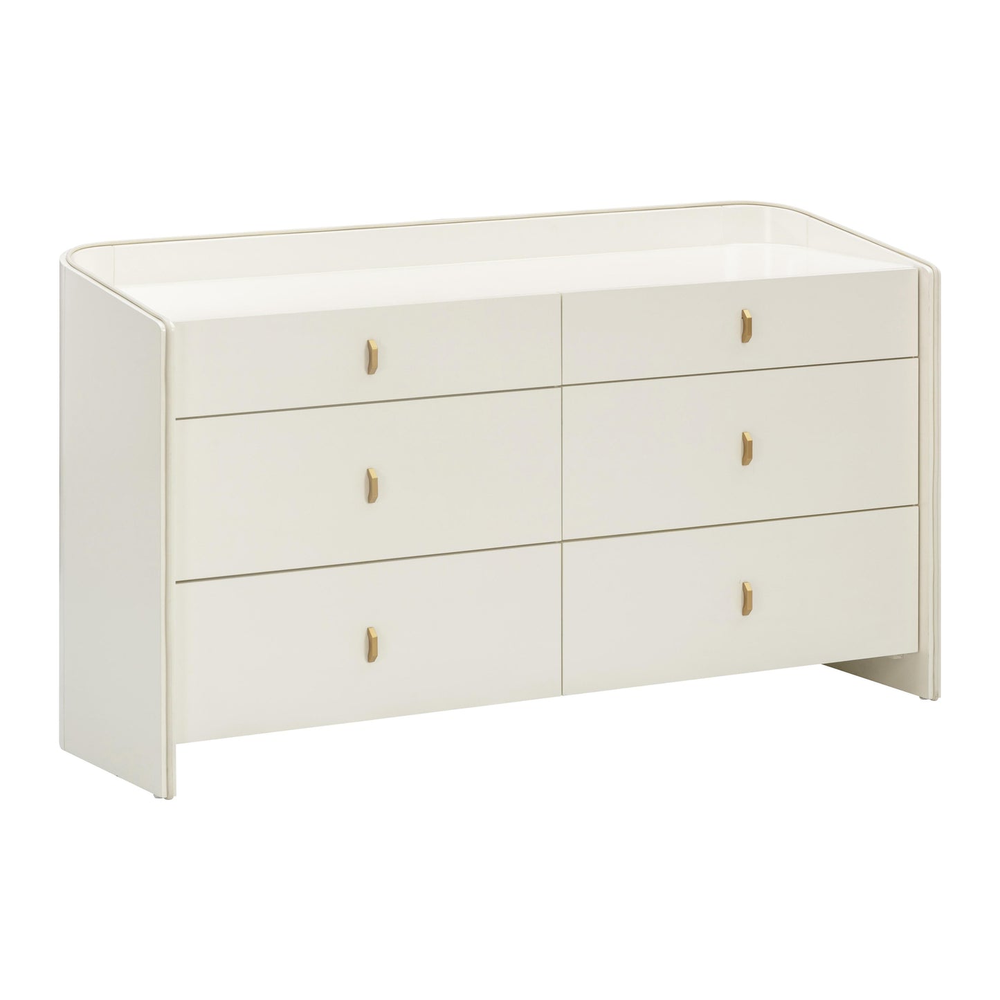 Collins 56" Cream 6-Drawer Dresser - Default Variant
