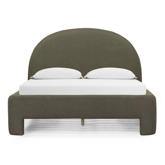 Orphea Performance Boucle Bed - Kale Green / Queen
