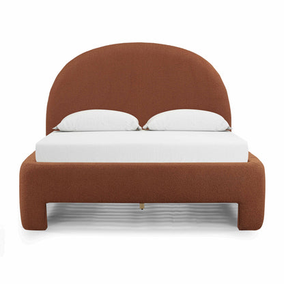 Orphea Performance Boucle Bed - Autumn Red / Queen