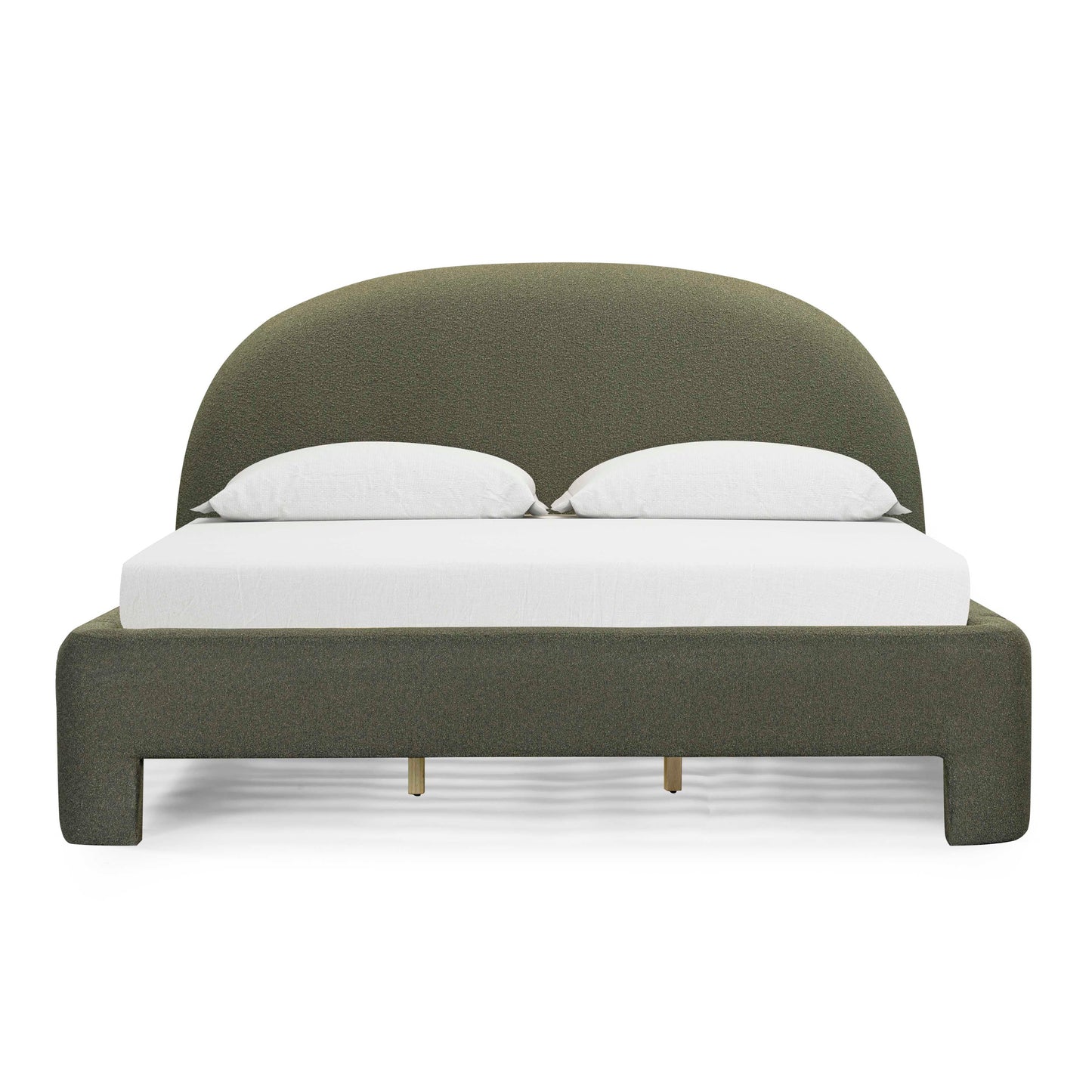 Orphea Performance Boucle Bed - Kale Green / King