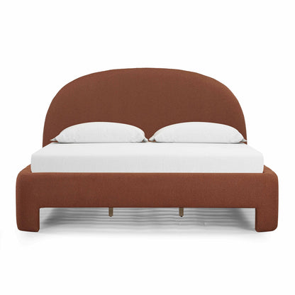 Orphea Performance Boucle Bed - Autumn Red / King