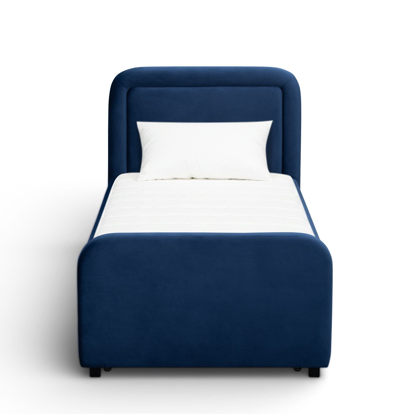 Briella Performance Velvet Trundle Bed in Twin