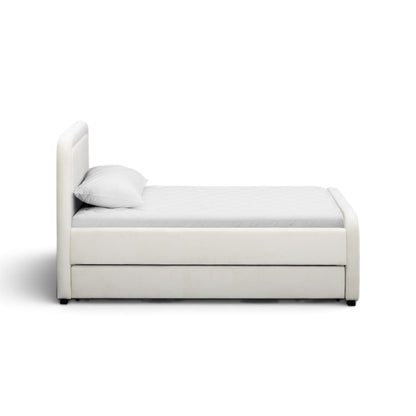 Briella Performance Velvet Trundle Bed in Twin