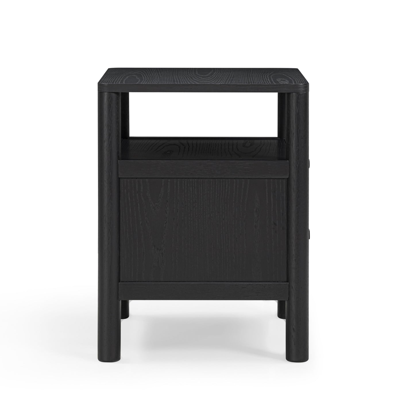 Tyra 22" Ash 2-Drawer Nightstand