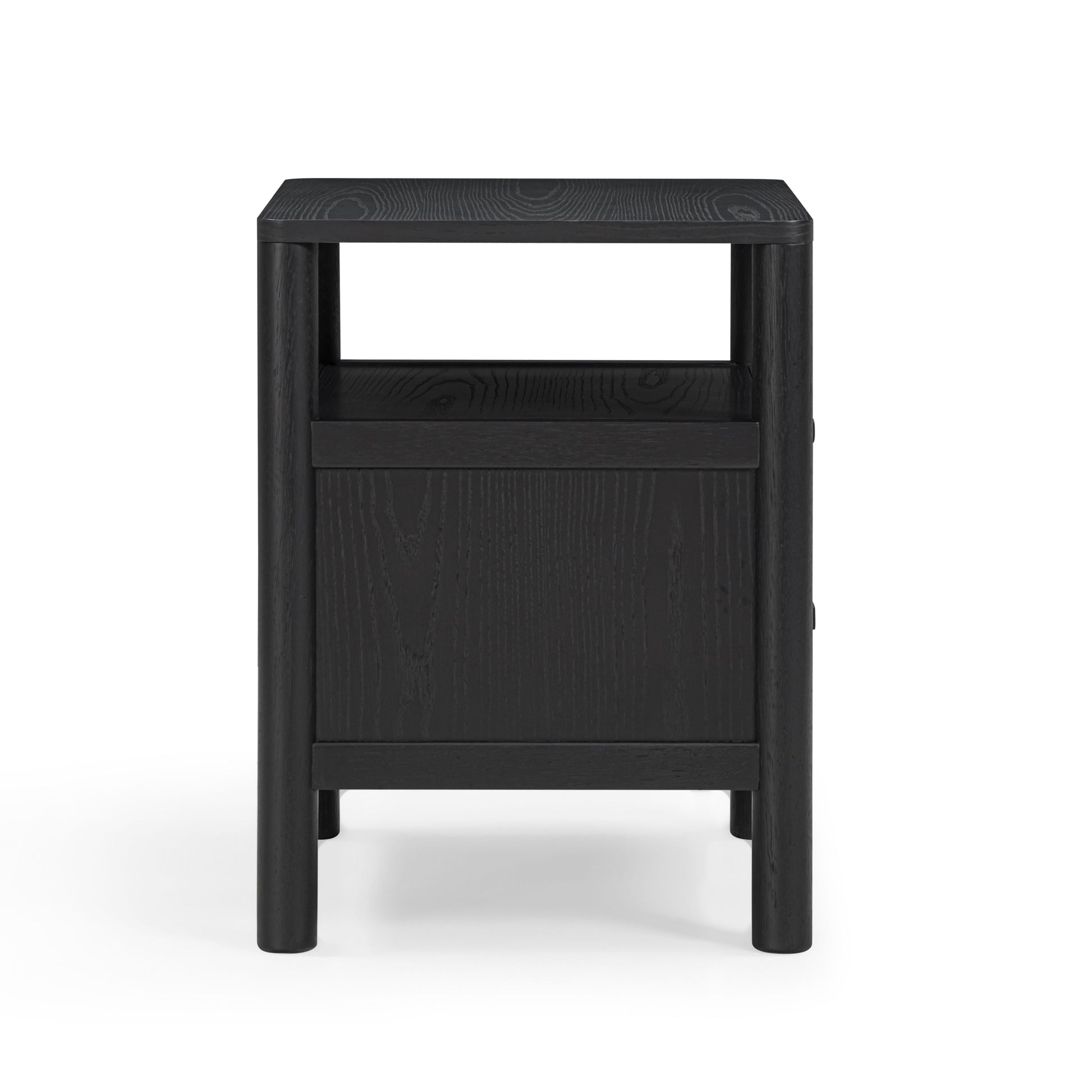 Tyra 22" Ash 2-Drawer Nightstand