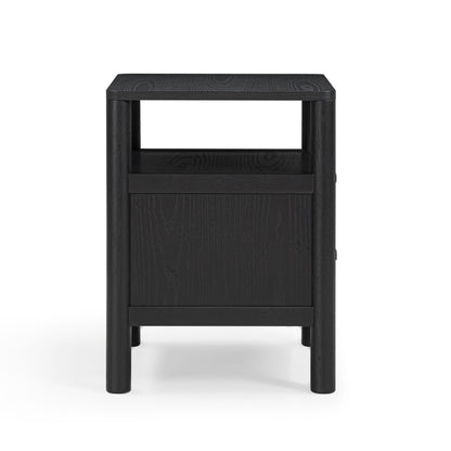 Tyra 22" Ash 2-Drawer Nightstand
