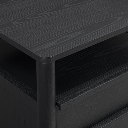 Tyra 22" Ash 2-Drawer Nightstand