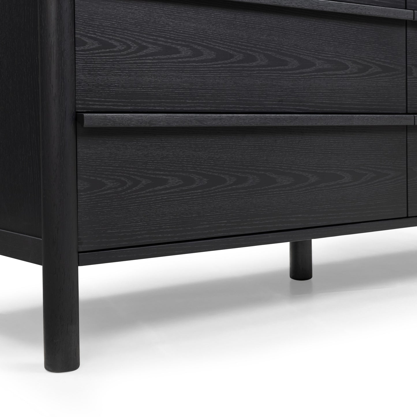 Tyra 62" Ash 6-Drawer Dresser