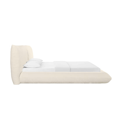 Romp Cream Upcycled Performance Linen Bed