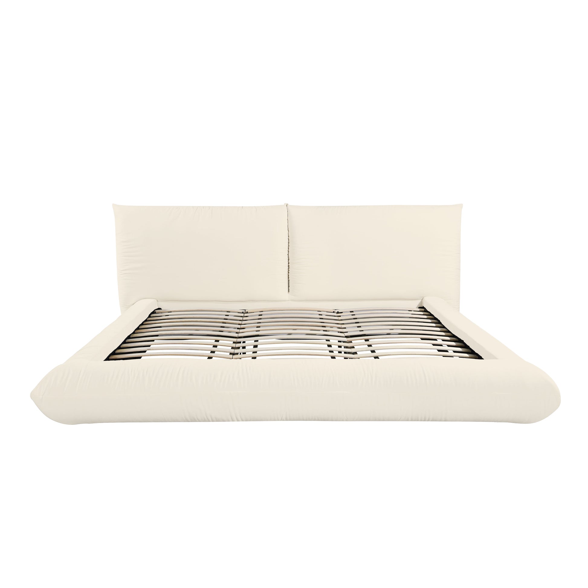 Romp Cream Upcycled Performance Linen Bed