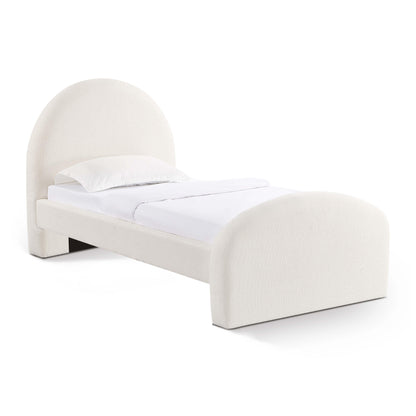 Moon Cream Performance Boucle Twin Bed - Default Variant