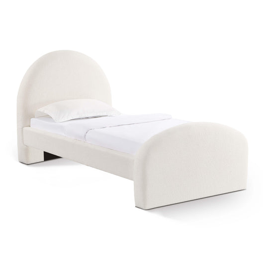 Moon Cream Performance Boucle Twin Bed - Default Variant