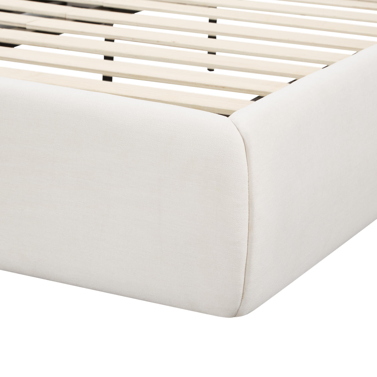 Isla Cream Upcycled Performance Linen Bed